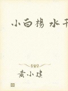 小白杨 水千丞