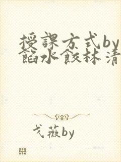 授课方式by肉馅水饺林清
