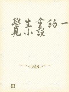 学生会的一己之见小说