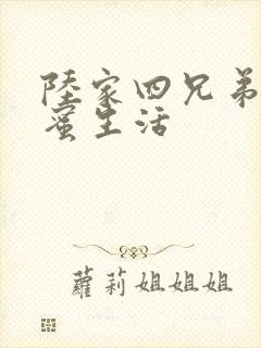 陆家四兄弟的甜蜜生活