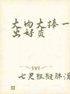 大肉大捧一进一出好爽