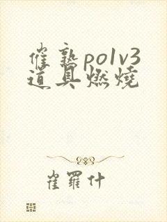 催熟po1v3道具燃烧