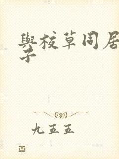 与校草同居的日子