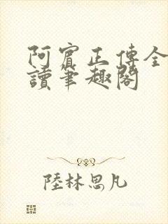 阿宾正传全文阅读笔趣阁