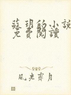 苏玥的小说全文免费阅读