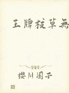 王牌校草无限爱