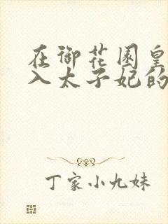 在御花园皇上进入太子妃的小说