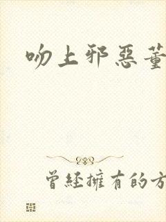 吻上邪恶董事长