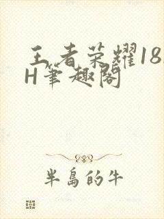 王者荣耀18rH笔趣阁