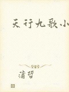 天行九歌小说