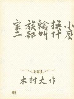 家族轮换小说第二部叫什么名字