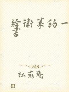 给卫莱的一封情书