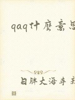 qaq什么意思