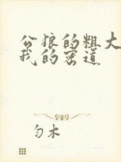 公狼的粗大挺进我的密道