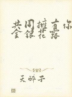 共同拥有你by金银花露