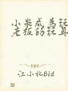 小米成为玩具店老板的玩具