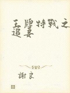 王牌特战之军少追妻