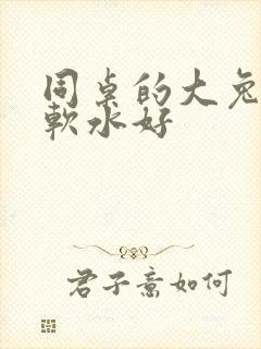 同桌的大兔子好软水好