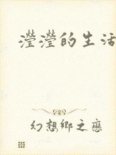 滢滢的生活日记