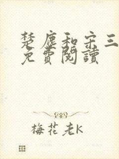 楚尘和宋三小姐免费阅读