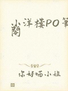 小洋楼PO笔趣阁