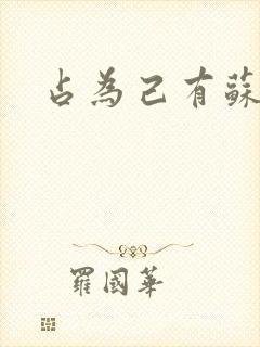 占为己有苏静初