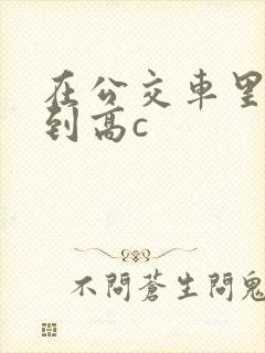 在公交车里c弄到高c