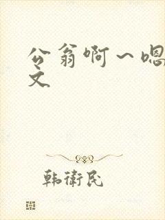 公翁啊～嗯啊h文