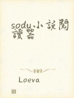 sodu小说阅读器