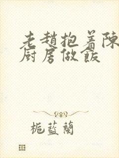 老赵抱着陈婷在厨房做饭