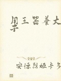 用玉器养大的皇子