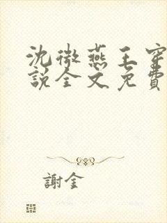 沈微燕王穿越小说全文免费阅读