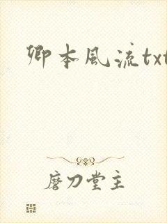 卿本风流txt