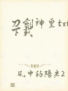 刀剑神皇txt下载