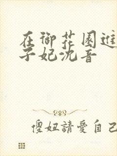 在御花园进入太子妃沈音