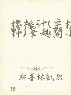 樱桃汁(宋枝江野)笔趣阁小说