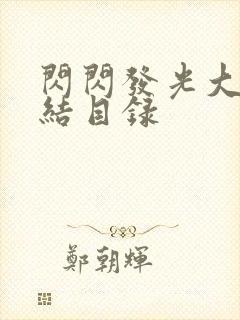 闪闪发光大团圆结目录