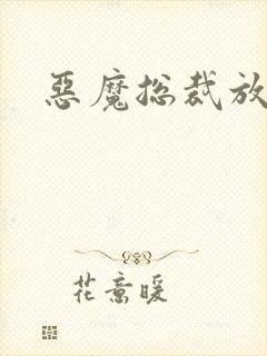 恶魔总裁放了我