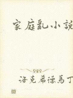 家庭乱小说