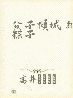 公子倾城 维和粽子