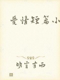 爱情短篇小说