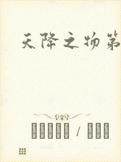 天降之物第一季