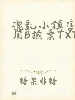 混乱小镇售票员用B检票TXT