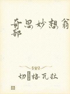 奇思妙想翁十三部