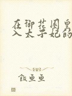 在御花园皇上进入太子妃的小说