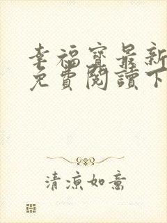 幸福宝最新章节免费阅读下载