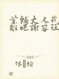 首辅大人我们和离吧谢容珏