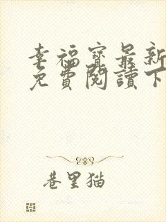 幸福宝最新章节免费阅读下载