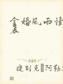 金婚风雨情演员表