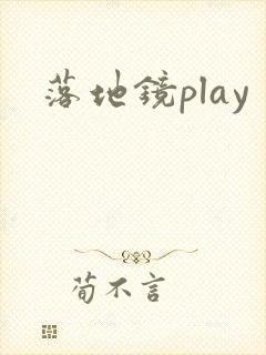 落地镜play